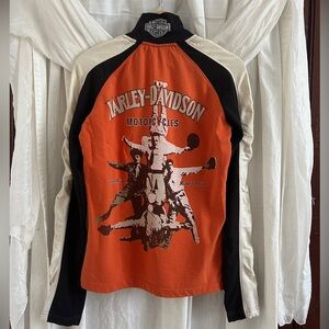 Vintage Y2K Harley Davidson 1/4 Zip